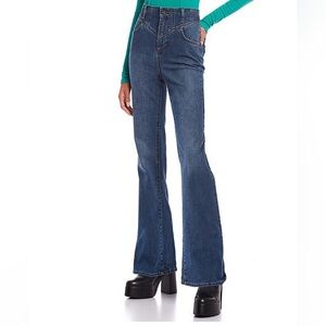 Sam Edelman, Circus NY, high rise fit and flare jeans, size 32, EUC